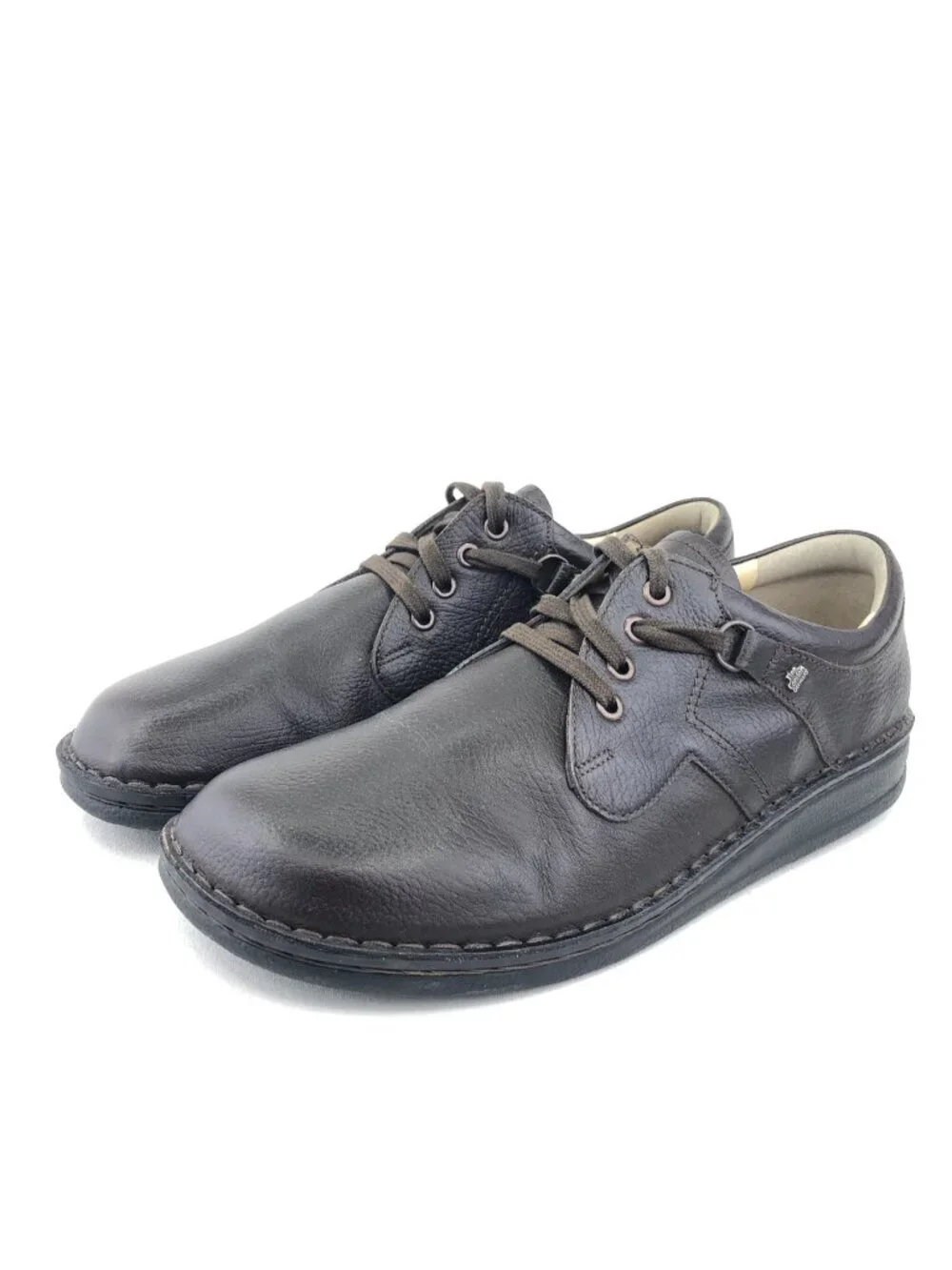Finn Comfort Vaasa Brown Leather Comfort Shoes EUR 44